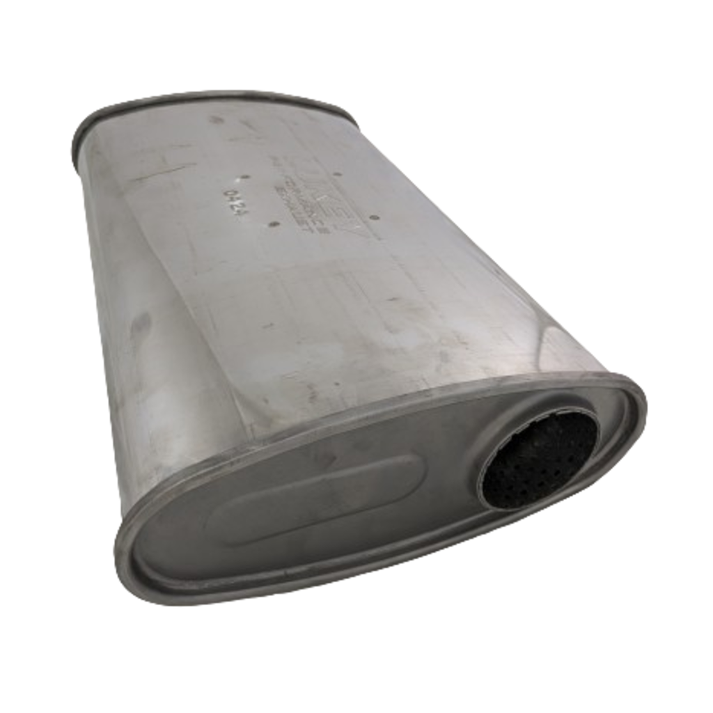 2.5" 10 x 4 O/C 16 Lukey Muffler 430  Stainless Steel