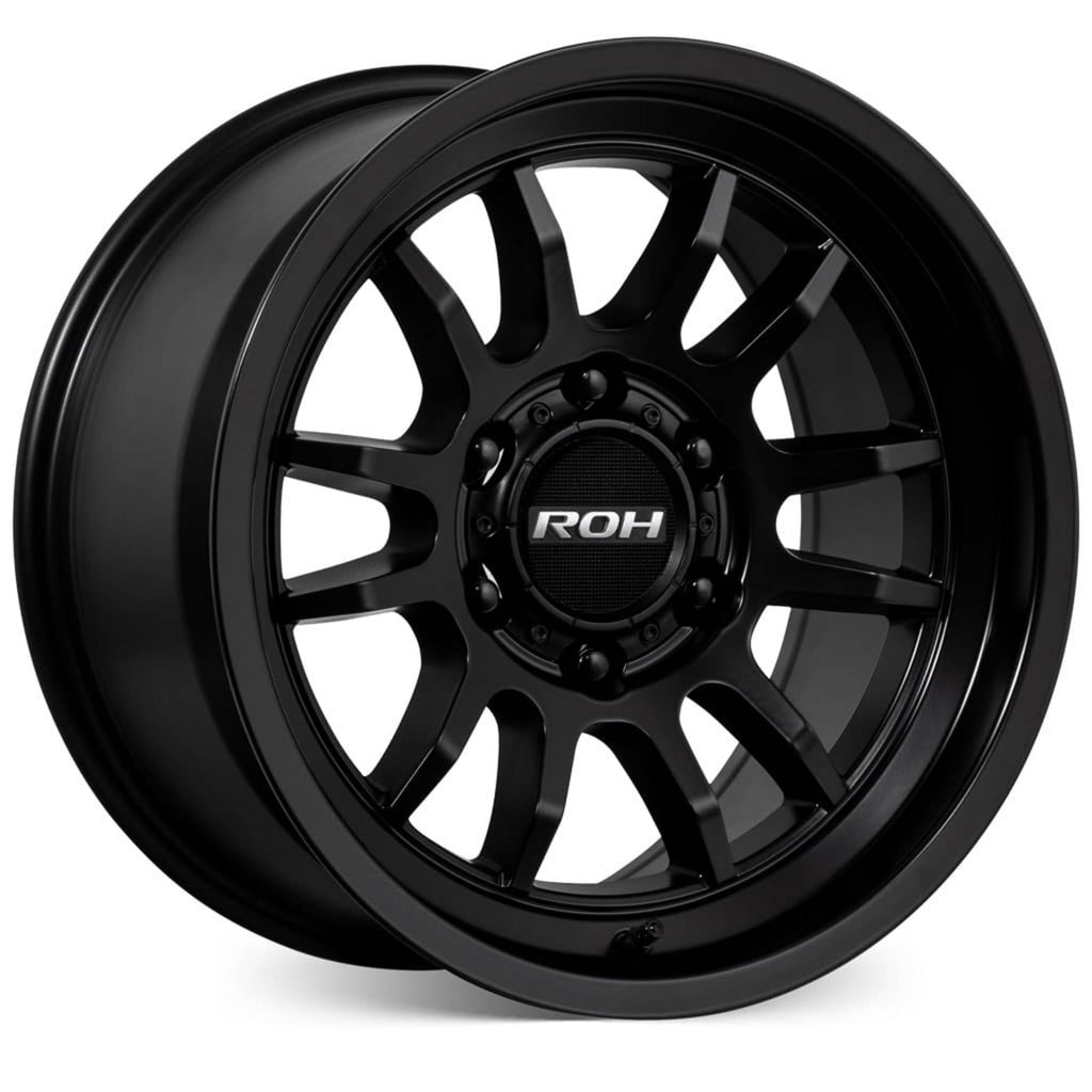 ROH ARC Matt Black Wheels, Set of 4
