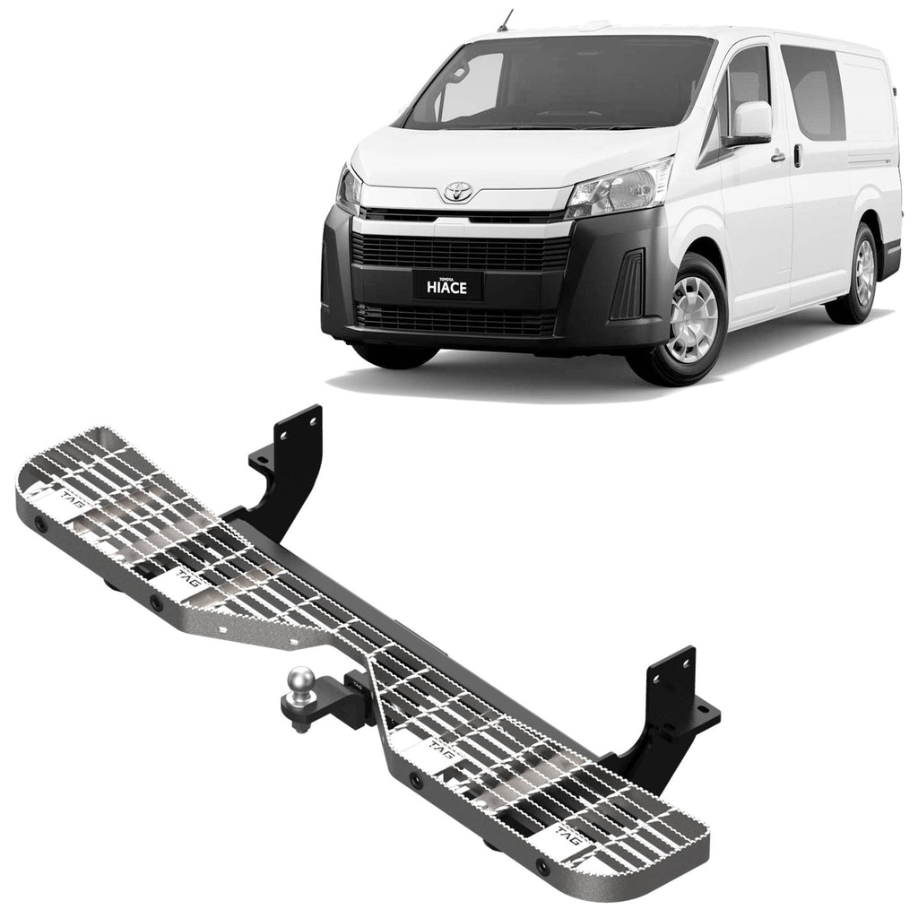 TAG Rear Step & Towbar for Toyota Hiace / Commuter (02/2019 - 07/2025) (No Wiring Harness)