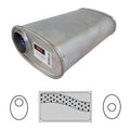 8" x 4" Oval, 14" Long, 2 1/4" Offset/Centre, Megaflow (No Spigots)