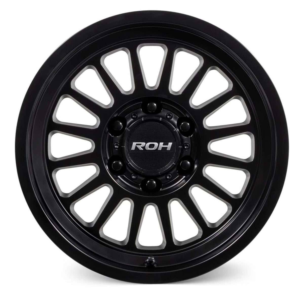 ROH Apollo Matt Black Wheels, Set of 4