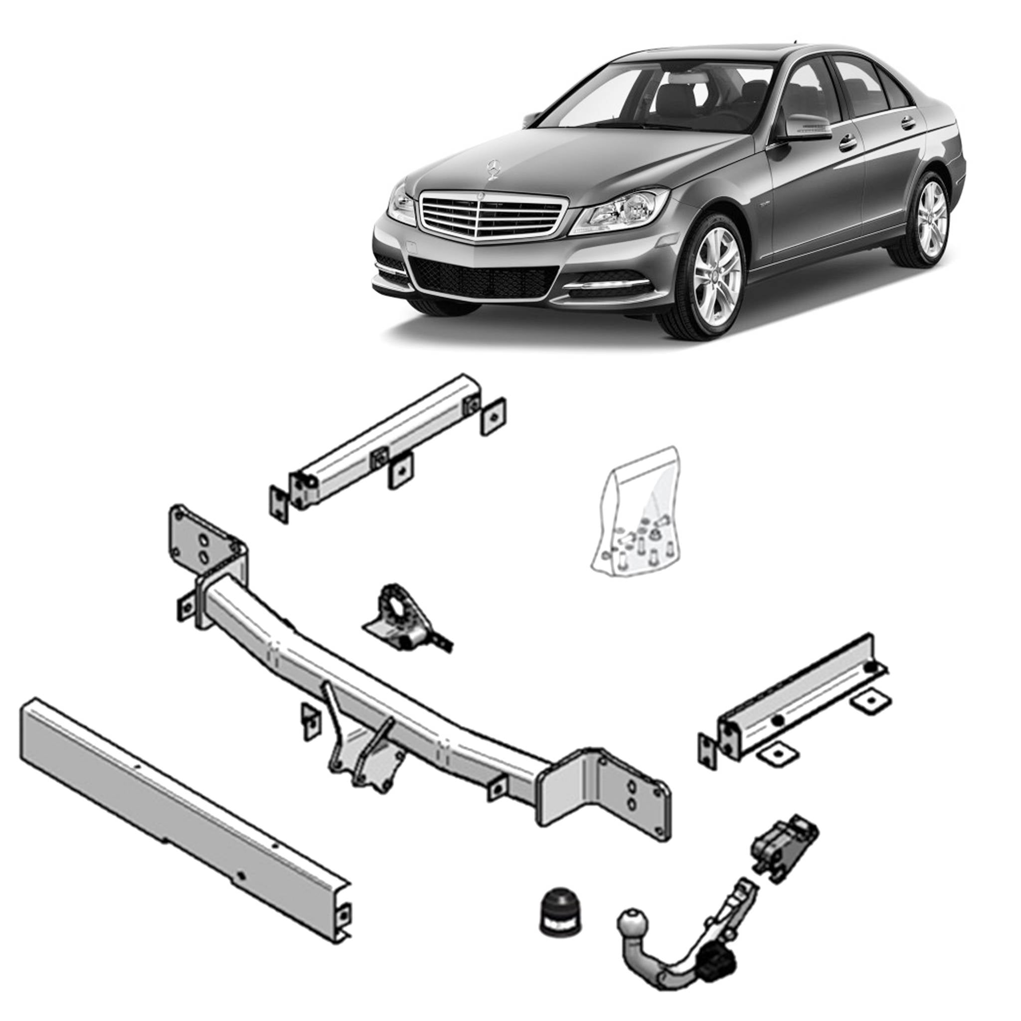 Brink Towbar European for MERCEDES-BENZ C-CLASS (05/2000 - 08/2014)