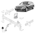 Brink Towbar European for MERCEDES-BENZ R-CLASS (07/2005 - 12/2014)