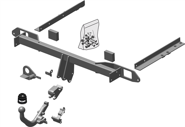 Brink Towbar European for Opel Insignia (09/2010 - 12/2013)