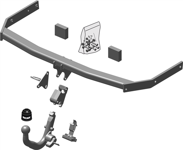 Brink Towbar European for Skoda Yeti (03/2009 - on)