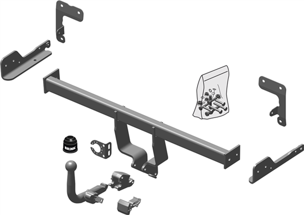 Brink Towbar European for Suzuki Swift (02/2011 - 03/2017)