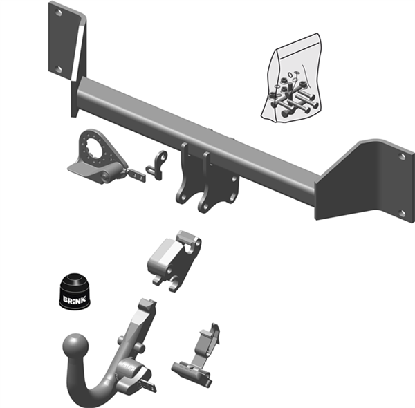 Brink Towbar European for BMW X3 (09/2010 - 08/2017)