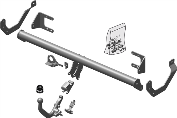 Brink Towbar European for Peugeot 508 (11/2010 - on)
