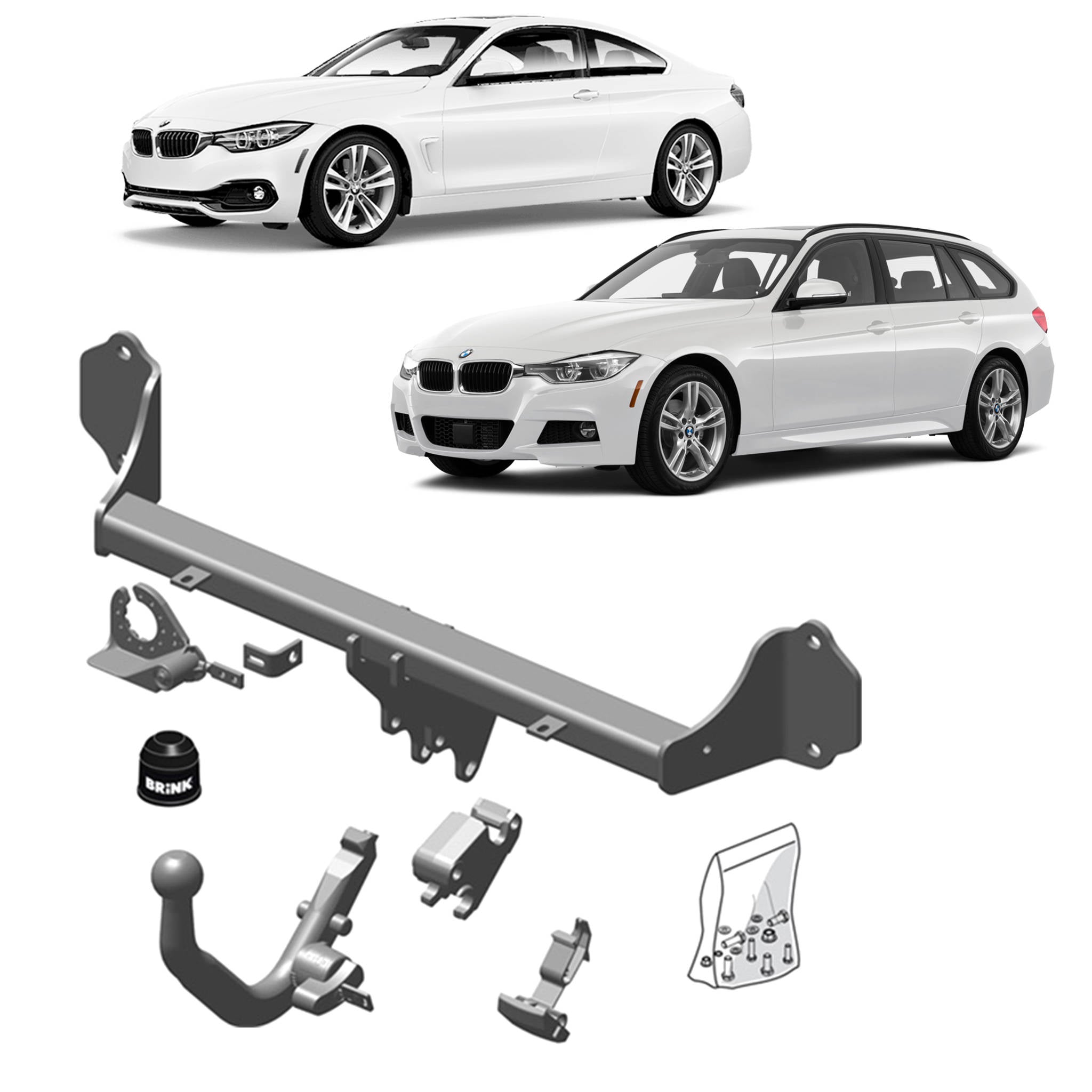 Brink Towbar European for BMW 3 (11/2011 - 10/2018), BMW 4 (03/2014 - 03/2020), BMW 4 (07/2013 - 09/2020), BMW 4 (07/2013 - 05/2020), BMW 3 (07/2012 - 06/2019)