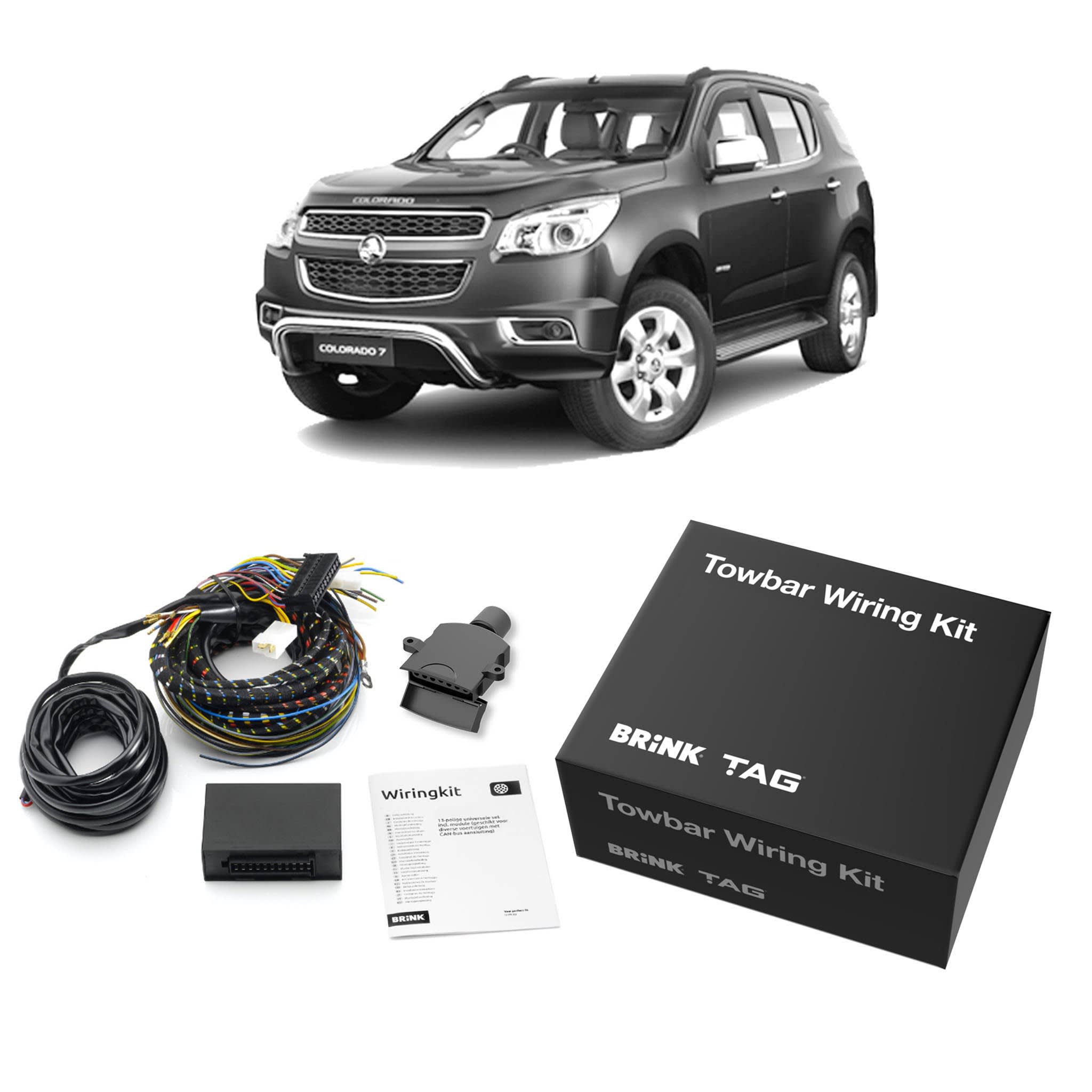 TAG Extended Heavy Duty Towbar and Direct Fit Wiring Harness for Holden Colorado RG Series Cab Chassis (01/2012 - 07/2020) Extended Tray