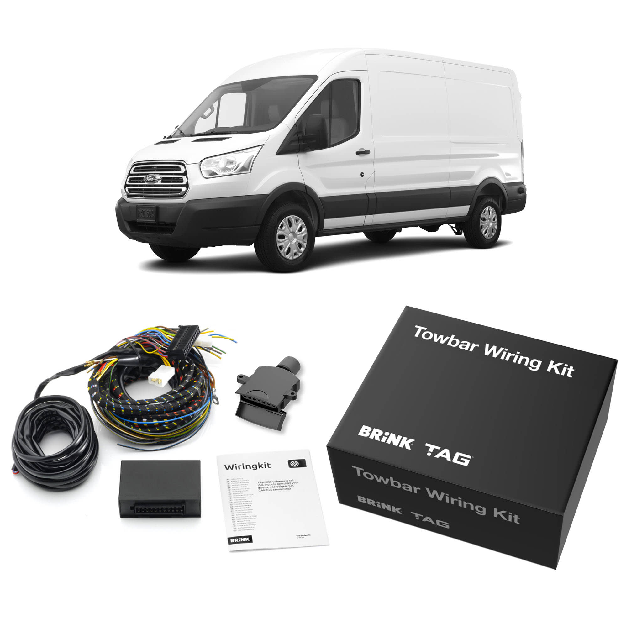 TAG Direct Fit Wiring Harness for Ford Transit (06/2016 - 02/2024), Ford Transit Custom (06/2016 - 02/2024)