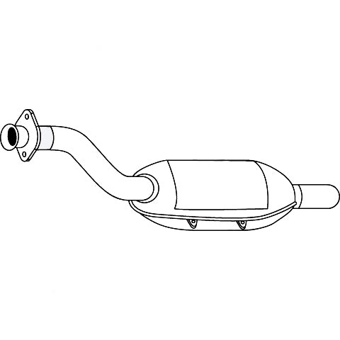 Redback Underfloor Catalytic Converter for Peugeot 206 (06/2003 - 12/2007)