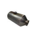 Euro 6 2" inlet 5" Round Catalytic Converter Stainless Steel with Centre O2 Sensor