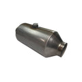 Euro 6 2.25" inlet 5" Round Catalytic Converter Stainless Steel with Centre O2 Sensor