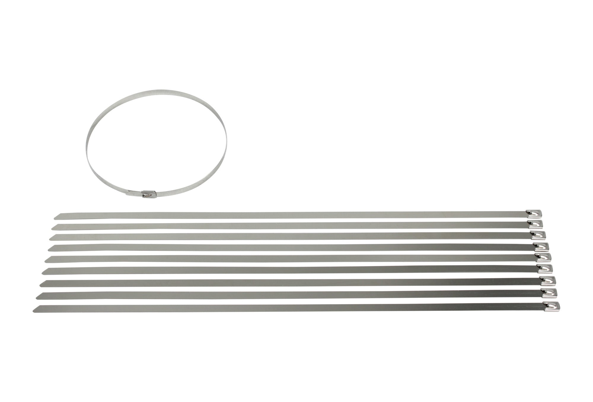 Stainless Steel Cable Ties - 10 Pack (450mm x 8mm)