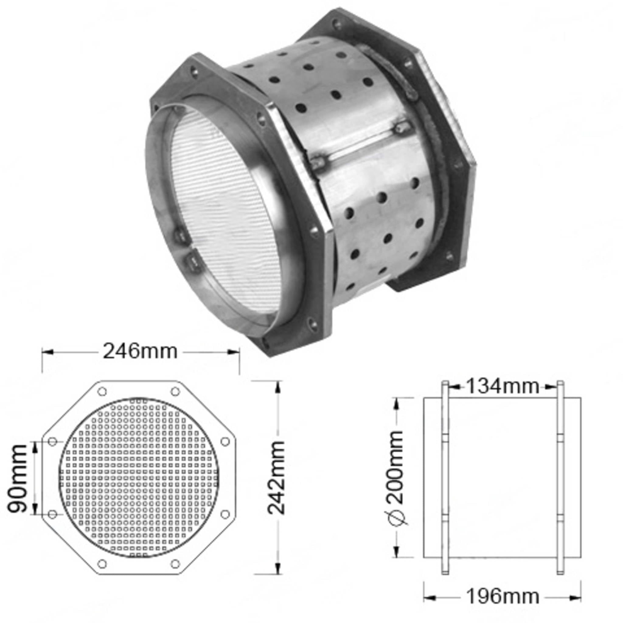 Redback Enviro Diesel Particulate Filter for Various Isuzu Trucks