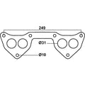 Redback Gasket for various Hyundai & Mitsubishi vehicles