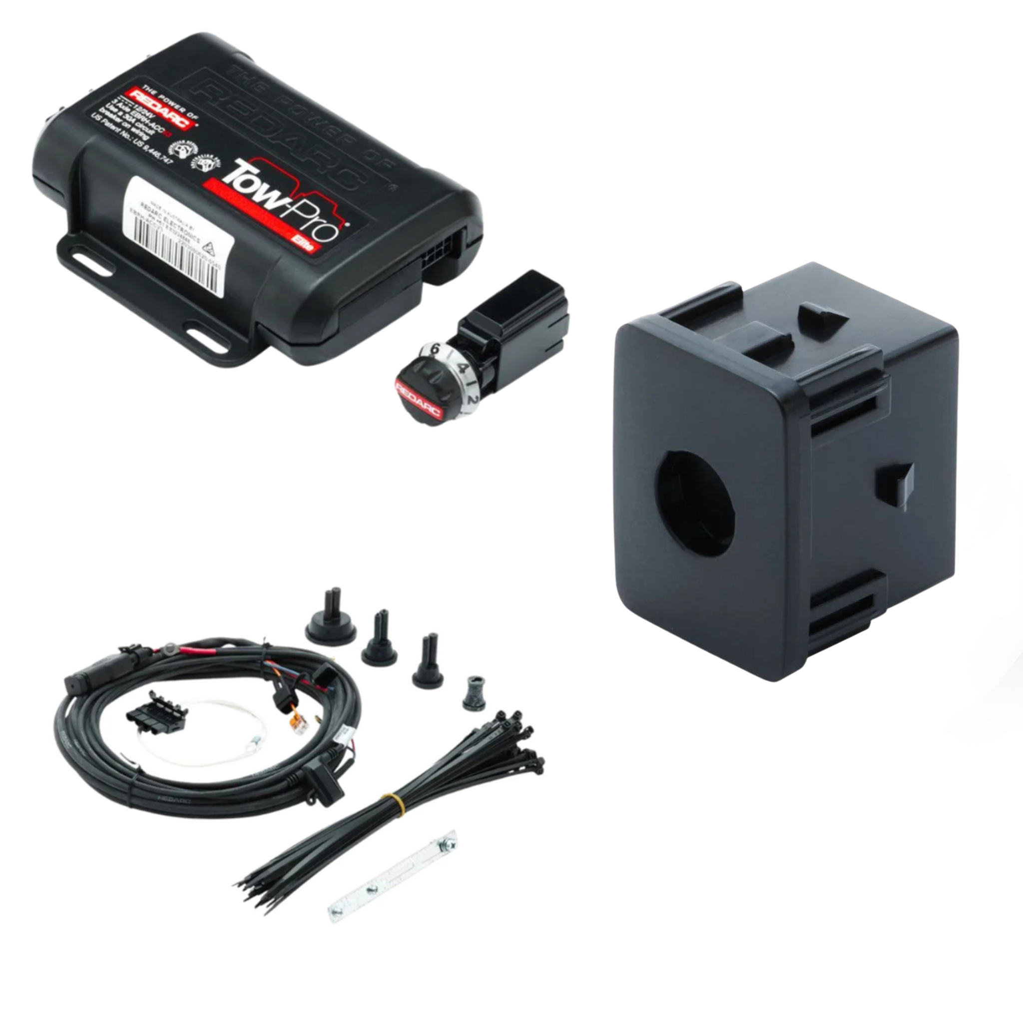 REDARC Brake Controller for Nissan Navara NP300 & Nissan Pathfinder R52 with Loom and Tow-Pro Switch Insert Panel