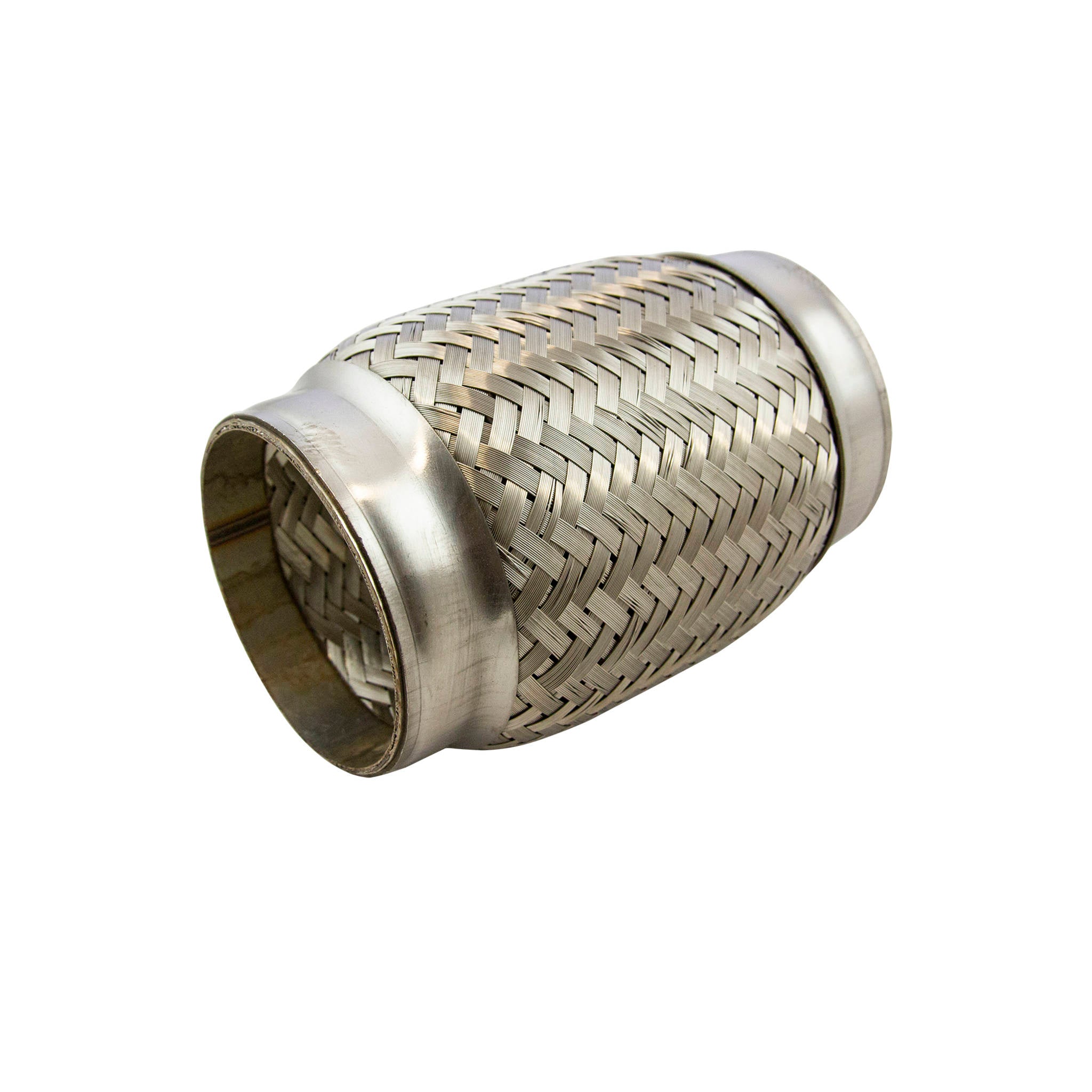 3.5" Double Braided Stainless Steel Exhaust Flexible Bellow 6" Long