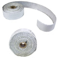 HEAT TAPE GLASS WHITE FOIL 40MM X 2MM X 5M FOIL ONE SIDE ADHESIVE OTHER SIDE