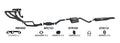 Redback Performance Exhaust System for Holden Commodore (08/1988 - 04/1995), Calais (08/1988 - 04/1995)