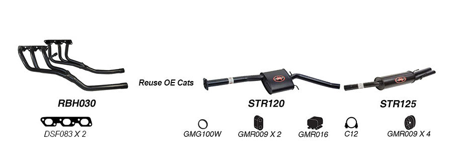 Redback Performance Exhaust System for Holden Commodore (08/1997 - 08/2004), Calais (08/1997 - 08/2004), HSV XU6 (08/1997 - 08/2004)