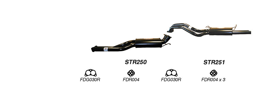 Redback Performance Exhaust System for Ford Falcon (09/2002 - 09/2005)