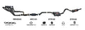 Redback Performance Headers and 2.5" Exhaust System for Holden Commodore VN VP VR V8 Sedan