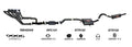 Redback Performance Headers and 2.5" Exhaust System for Holden Commodore VN VP VR V8