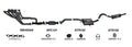 Redback Performance Exhaust System for Holden Calais (08/1988 - 09/1997), Commodore (08/1988 - 09/1997), Holden Commodore (08/1988 - 10/1991)
