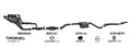 Redback Performance Exhaust System for Holden Commodore (03/1990 - 06/1999), Caprice (03/1990 - 06/1999), Calais (03/1990 - 06/1999), Statesman (03/1990 - 06/1999), Holden Caprice (04/1990 - 02/1994)