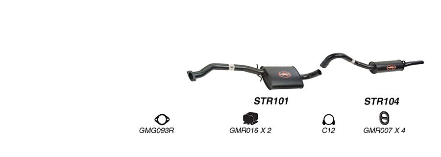 Redback Performance Exhaust System for Holden VL Commodore Sedan (03/1986 - 09/1988)