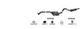Redback Performance 2.5" Exhaust System for Holden Commodore VN VP VR V6 & V8 & VS V8 Sedan