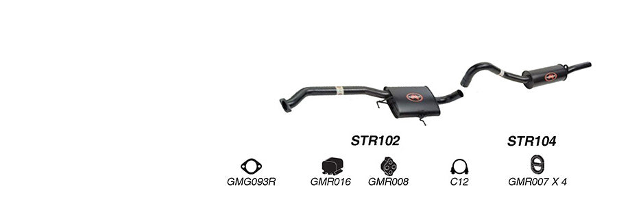 Redback Performance 2.5" Exhaust System for Holden Commodore VN VP VR V6 & V8 & VS V8 Sedan