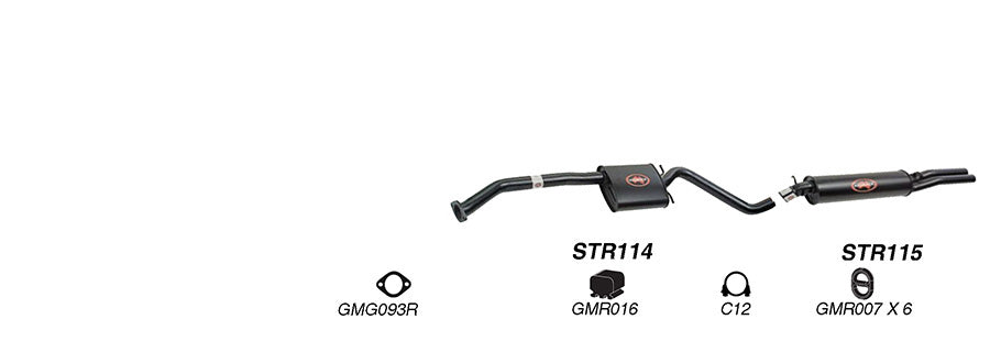 Redback Performance Exhaust System for Holden Caprice (04/1990 - 02/1994), Holden Caprice (04/1990 - 02/1994)