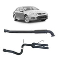 Redback 2.5" Catback Exhaust for Ford Falcon FG Sedan with Centre Hotdog and Dual out Rear Muffler Delete