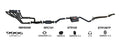 Redback Performance Exhaust System for Holden Commodore (09/1991 - 09/1997), Calais (09/1991 - 09/1997), Holden Commodore (03/1990 - 06/1999), Caprice (03/1990 - 06/1999), Calais (03/1990 - 06/1999), Statesman (03/1990 - 06/1999)