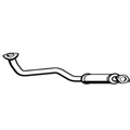 Engine Pipe With Resonator for Toyota Landcruiser 75/78/79 Series 1HZ (03/1990 - 10/2007)