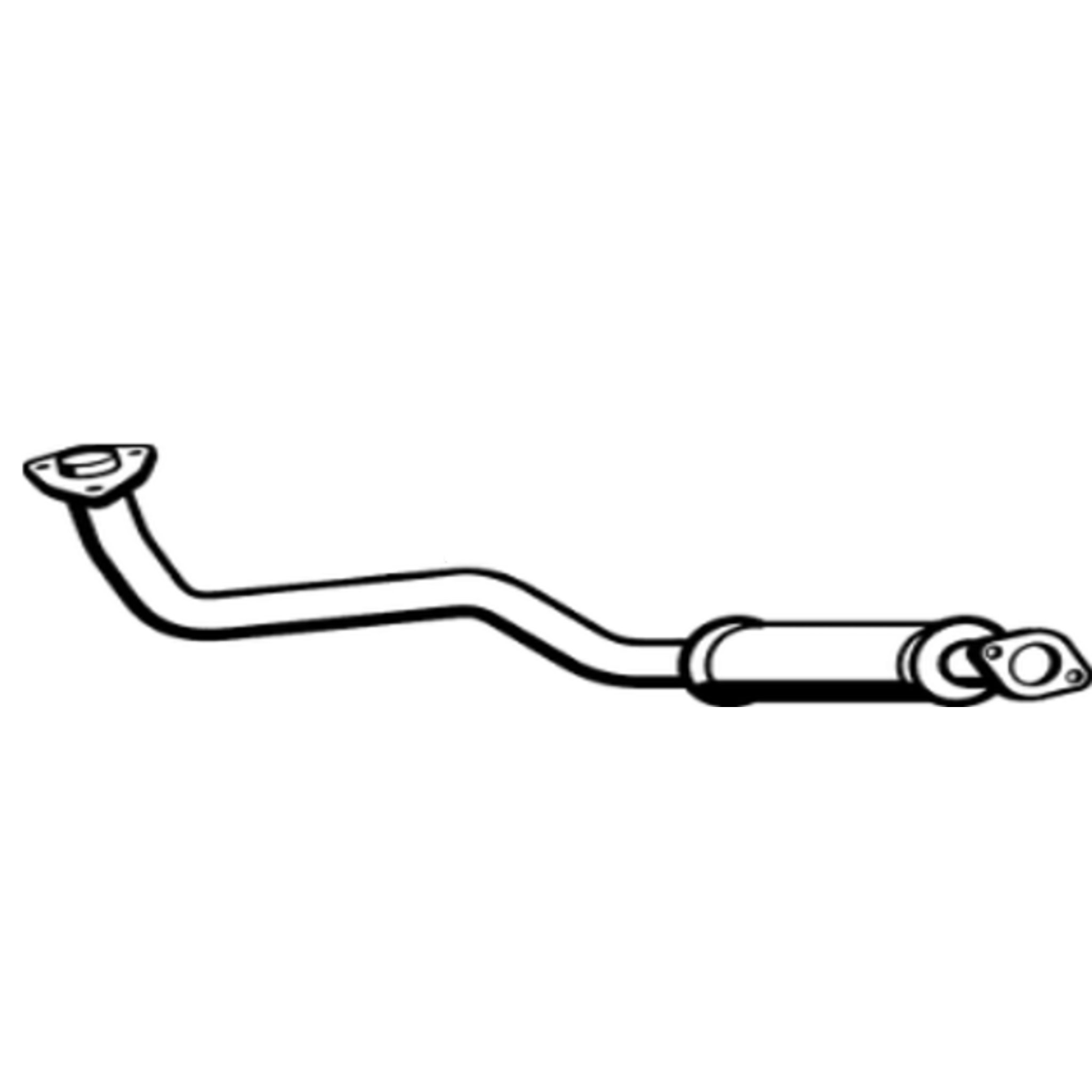 Engine Pipe With Resonator for Toyota Landcruiser 75/78/79 Series 1HZ (03/1990 - 10/2007)