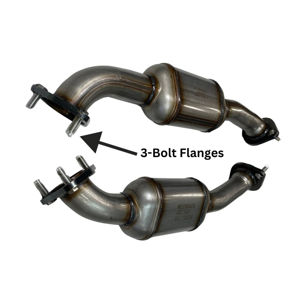 Redback Left & Right Cat Converter for Holden Commodore/Statesman VE VF 3.6L SIDI