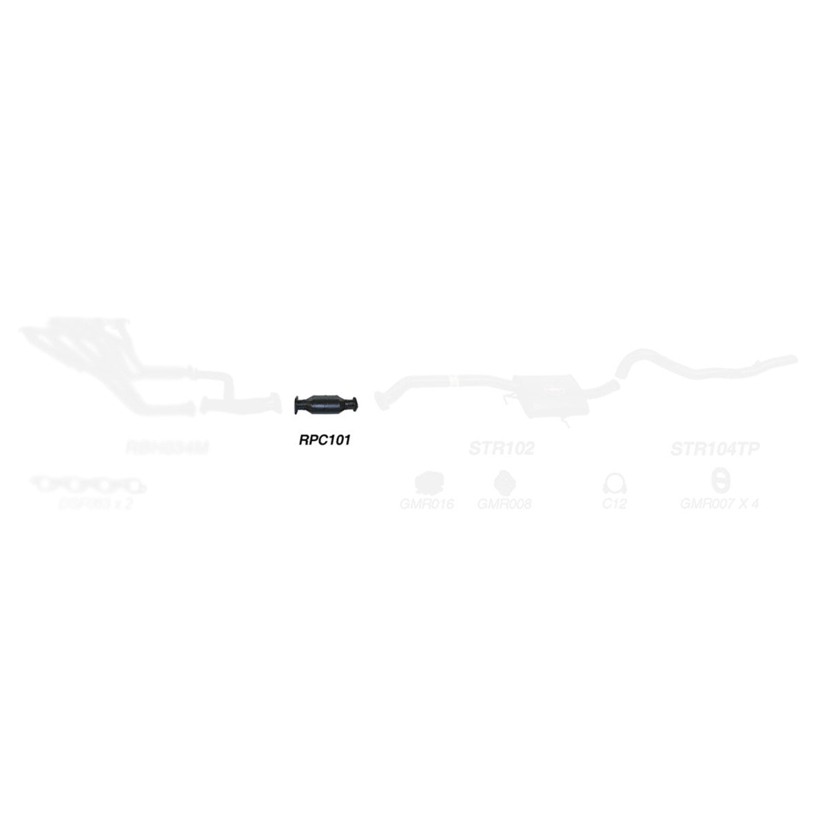 Redback Performance Exhaust System for Holden Calais (08/1988 - 09/1997), Commodore (08/1988 - 09/1997), Holden Commodore (03/1986 - 1997), Calais (03/1986 - 1997)