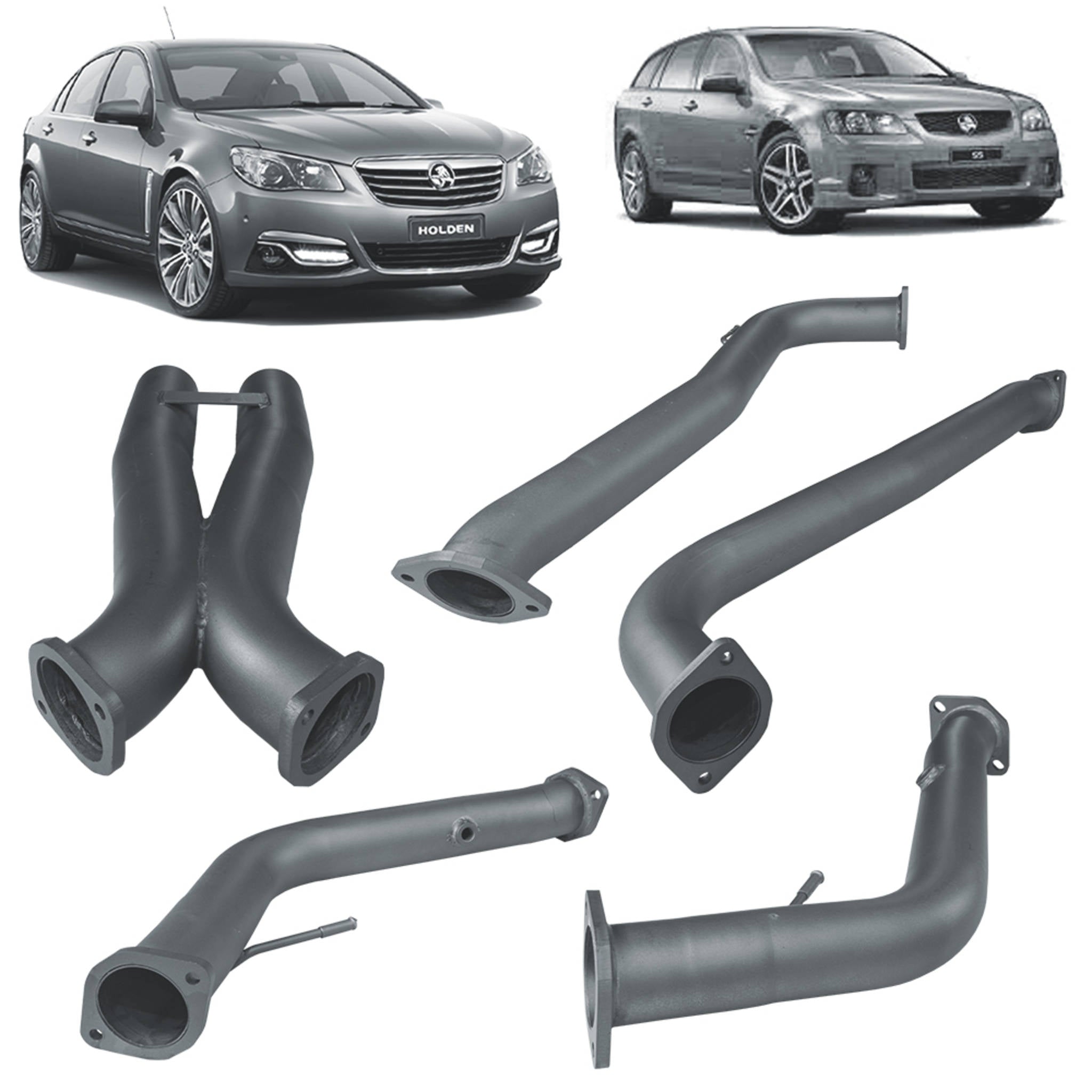 Redback Dual 3" Catback Exhaust for Holden Commodore VE & VF Sedan / Wagon