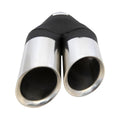 Y-PIECE INNER CONE 2 1/4" IN 2X3"OUT 9" LONG REDBACK304 S