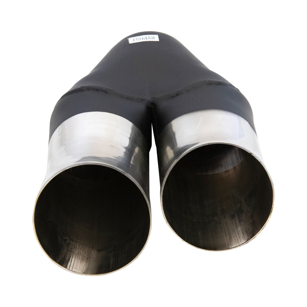 Y-PIECE DPL 2 1/4" IN 2 X 3' OUT 9" LONG REDBACK304 SS