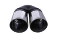 Dual 3.5" Stainless Steel Exhaust Tip Straight Cut Double wall