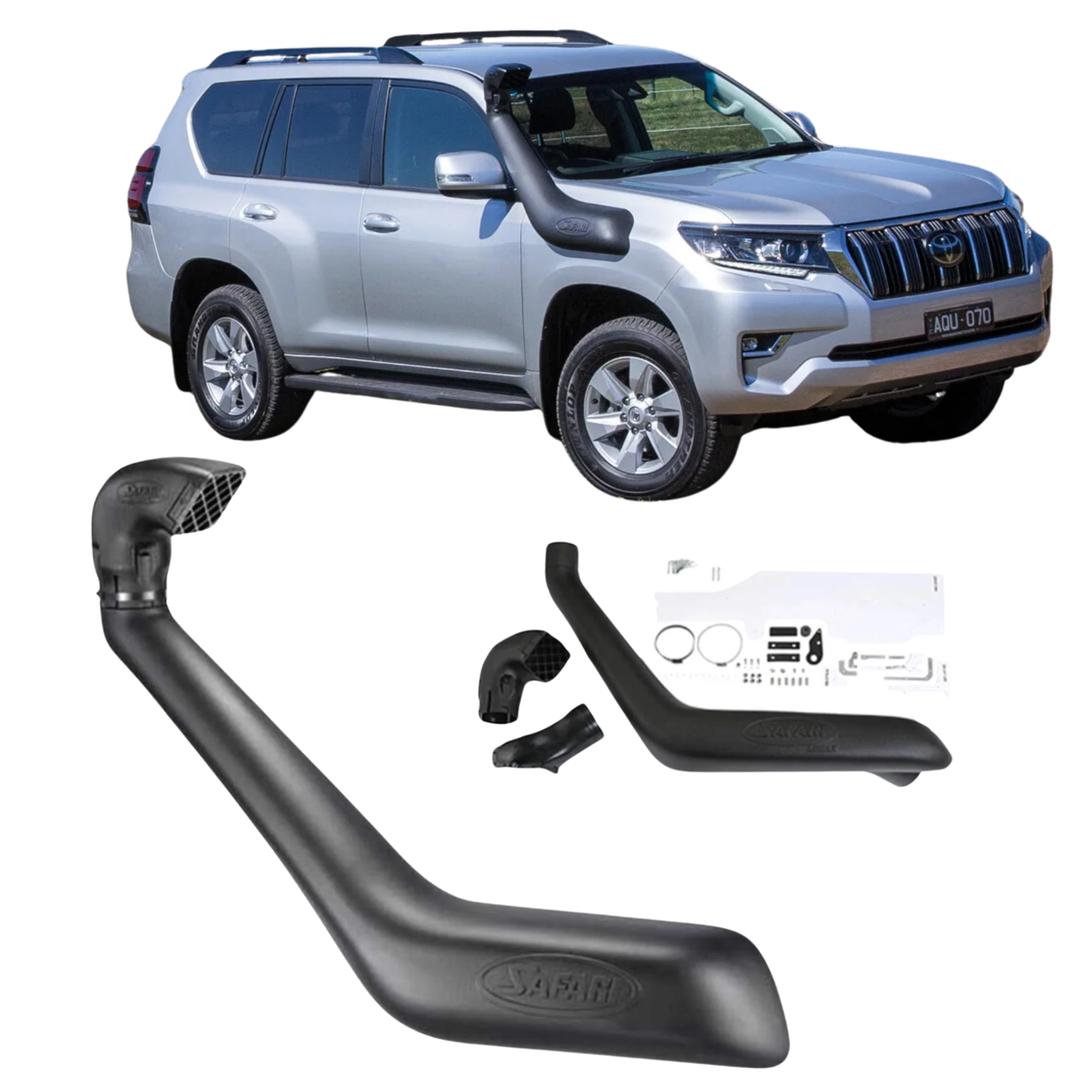 Safari Snorkel for Toyota 150 Series Prado 3.0L Diesel 1kd-FTV Engine (08/2009 - 05/2015)