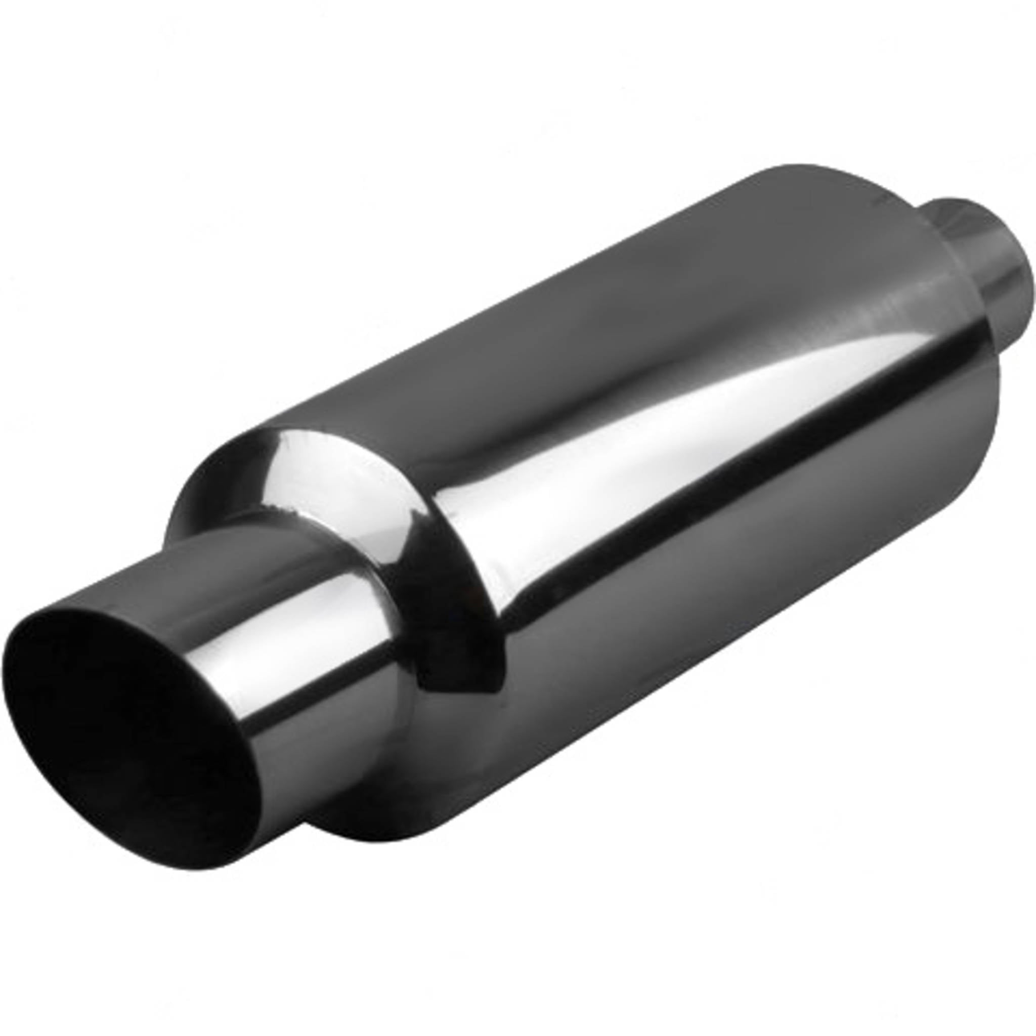 Angle Cut Cannon Exhaust Tip  7" Round, Inlet 3" Outlet 5"