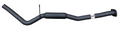Redback Exhaust for Holden Commodore  VT V6 Ute and Wagon 2.5" Centre Assembly with Hotdog IRS Models