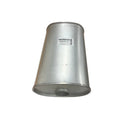 Redback 2" Megaflow muffler - 8x5" Oval, 14" Long, Centre/Centre