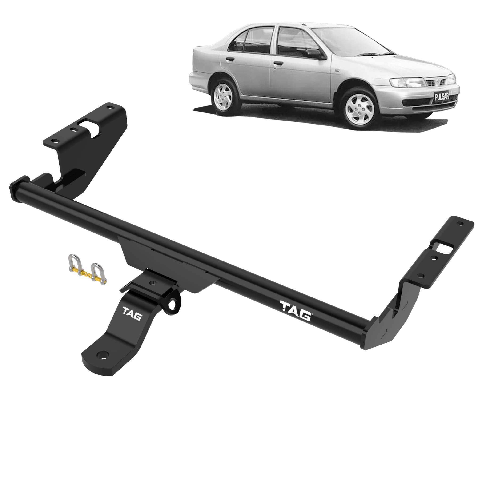 TAG Standard Duty Towbar & Universal Wiring for Nissan Pulsar (09/1995 - 07/2000)